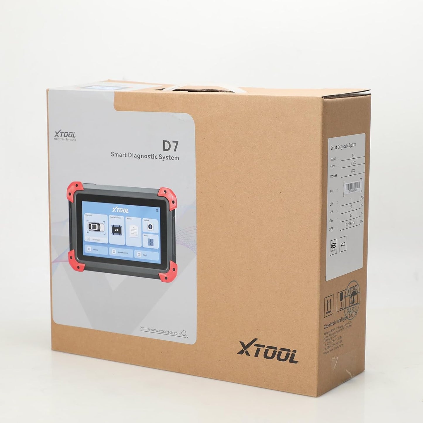 Xtool D7 OBD2 Scanner for All Cars – Full System Diagnostic, ECU Programming, Bi-Directional Control, 3-Year Free Update