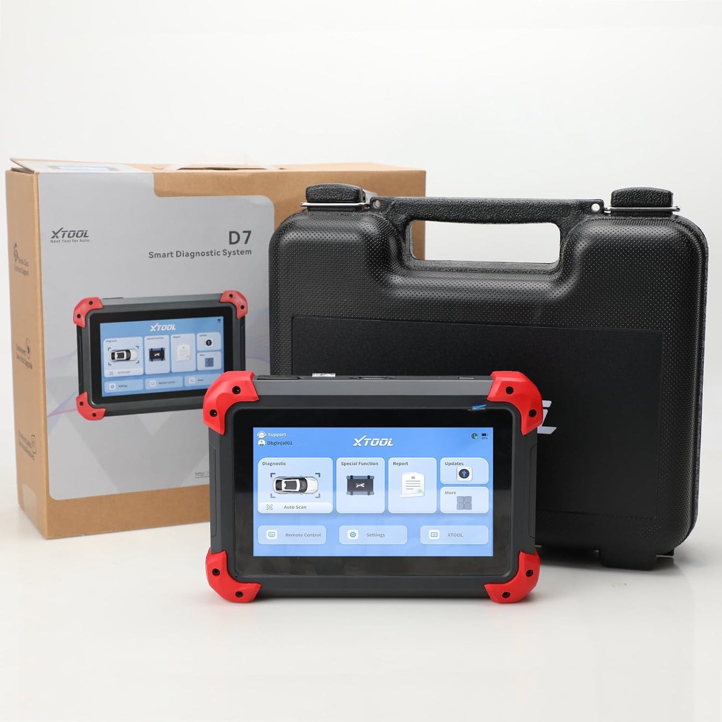 Xtool D7 OBD2 Scanner for All Cars – Full System Diagnostic, ECU Programming, Bi-Directional Control, 3-Year Free Update